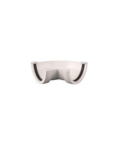 BRETT MARTIN BR048/120A ROUND GUTTER 120 DEGREE ANGLE WHITE