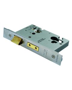 (C) ESS5030SSS ARCHITECTURAL EURO PROFILE 76MM LOCK CASE SATIN STAINLESS STEEL