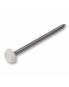 (C) SS-40P-7016 KESTREL 40MM S/STEEL ANTHRACITE GREY PLASTIC HEADED POLYPIN 14G - EACH