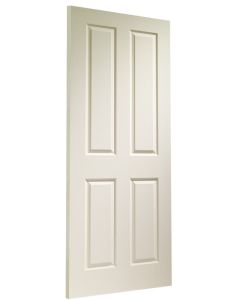 GRAINED 4 PANEL MOULDED DOOR 2'6" X 6'6" X 35MM - 12611