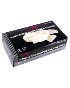 *CLEARANCE* BRPDG100L RODO POWDERED DISPOSABLE GLOVES LARGE  [BOX-100]