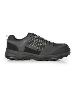**TRK206 REGATTA CLAYSTONE SAFETY TRAINER BLACK SIZE 6