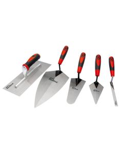 *CLEARANCE* DRAPER 70372 SOFT GRIP  5PCE TROWEL SET