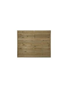 PRESSURE TREATED DECORATIVE EUROPA PLAIN FENCE PANEL 1.8M x 1.2M (4' X 6')