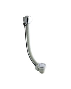 41.2008 LUXURY BATH POP-UP WASTE & OVERFLOW - CHROME *O*