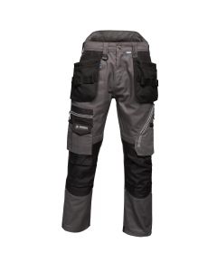REGATTA 4TEX STRETCH HOLSTER TROUSER GREY/BLACK 34" REG