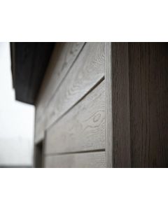 (C) MILLBOARD MCFE50R ENVELLO CLADDING SHADOW LINE + (FIRE RATING D) EXTERNAL CORNER, BURNT CEDAR, 50MM X 50MM X 3050MM