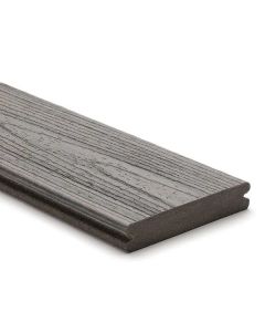 *CLEARANCE* TREX TRANSCEND GROOVED DECK BOARD ISLAND MIST 25 X 140MM X 3.66M