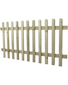 6ft x 3ft (1.83m x 0.9m) PRESSURE TREATED ULTIMA PALE PICKET FENCE PANEL