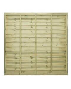 6ft x 6ft (1.83m x 1.8m) SIGNATURE PRESSURE TREATED OVERLAP FENCE PANEL SIGN66PK21