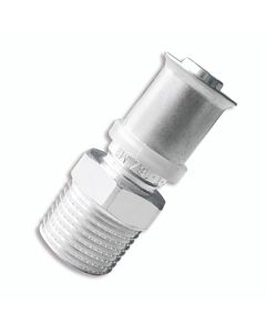 PM20M1 MAINCOR STRAIGHT PRESS TO MALE THREAD 20MM X 1/2"