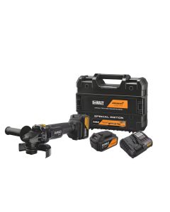 DEWALT SPECIAL MCLAREN EDITION 18V ANGLE GRINDER 115MM includes 1 X 5AH battery & charger