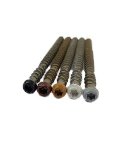 BUILDDECK REGENT LITE DECK BOARD SCREW M5X65 REDWOOD 100/BAG