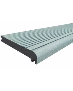 BUILDDECK PRIME UNIVERSAL BOARD 3600X132X20MM GREY - BULLNOSE /STEP BOARD
