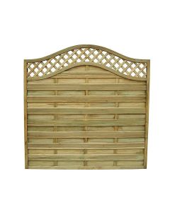 1.8M x 1.8M PRESSURE TREATED DECORATIVE EUROPA PRAGUE FENCE PANEL