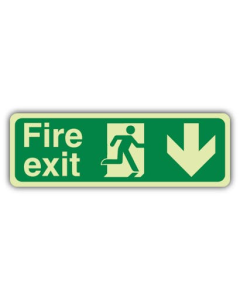 1538 100MM X 150MM SELF ADHESIVE  "left/right"  SIGN [PK-4]