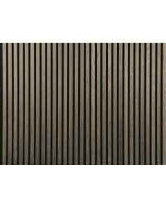 ACOUSTIC PREMIUM  SLATTED WALL PANEL 605 X 2440MM GREY OAK