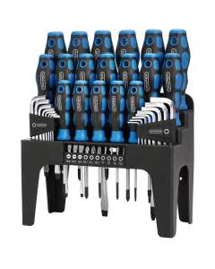 81294 DRAPER SOFT GRIP SCREWDRIVER, HEX. KEY AND BIT SET (44 PIECE)