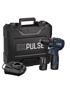 27917 DRAPER DXPULSE 12V BRUSHLESS DRILL DRIVER inc2 x  battery/charger