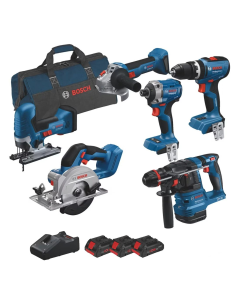 BOSCH PROFESSIONAL 6 PIECE COMBI KIT 18 VOLT