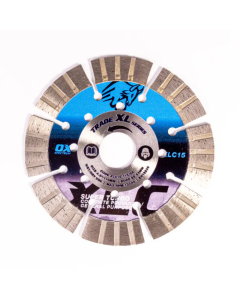 SPECTRUM XLC15-115/22 TRADE XL 15MM TURBO SEGMENTED DIAMOND BLADE - CONCRETE & GP - 115/22.23MM