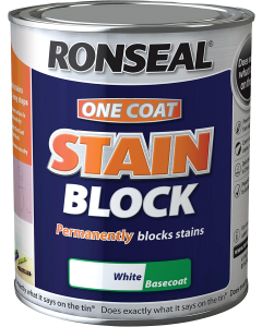 37301 RONSEAL ONE COAT STAIN BLOCK WHITE 750ML