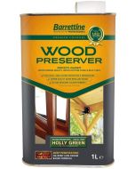 WOHG001 BARRETTINE WOOD PRESERVER HOLLY GREEN 1LTR