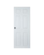 GRAINED 6 PANEL MOULDED DOOR 2'0" X 6'6" X 35MM - COL20