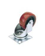 DRAPER 65508 POLYURETHANE WHEEL SWIVEL PLATE CASTOR 50MM