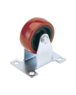 DRAPER 65512 POLYURETHANE WHEEL FIXED PLATE CASTOR 50MM