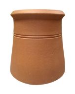 SCHPRED0450EA NO.4 CANNON HEAD CHIMNEY POT 450MM RED