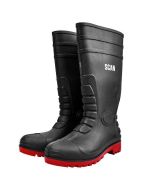 SCAN SCAFWWELL8 WELLINGTON BOOTS- STEEL TOE CAP - SIZE 8