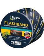 (C) BOSTIK SELF ADHESIVE FLASHBAND TAPE ORIGINAL X 10M GREY 100MM