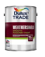 (C) 5583711 DULUX TRADE WEATHERSHIELD SMOOTH MASONRY BRILLIANT WHITE 5LTR