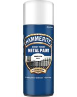 5084782 HAMMERITE SMOOTH METAL PAINT WHITE 400ML AEROSOL