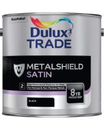 5184468 DULUX TRADE METALSHIELD SATIN BLACK 2.5LTR