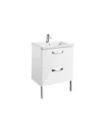 *CLEARANCE* ROCA 855998806 GAP UNIK BASIN & FURNITURE 800 X 440 GLOSS WHITE 2 DRAWER