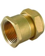 CCFI1038 TESLA 10MM X 3/8" FEMALE STRAIGHT COUPLING BRASS