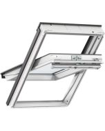 (C) VELUX GGU CK04 0070 CLEAR GLAZED WINDOW WHITE POLYURETHANE