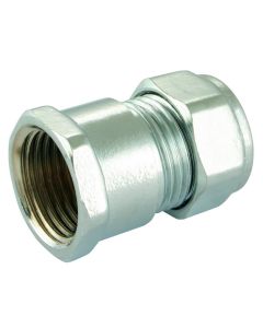 CPFI1512 TESLA 15MM X 1/2" CP FEMALE STRAIGHT COUPLING C/P