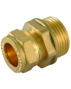 (C) CCMI1512 TESLA 15MM X 1/2" MALE STRAIGHT COUPLER