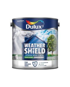 5624602 DULUX TRADE WEATHERSHIELD EXT FLEXIBLE QUICK DRY U/COAT WHITE 2.5LTR