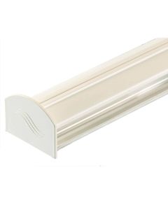 76486 COROTHERM RAFTER GLAZING BAR CAP AND BASE 3M WHITE