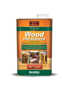 WORC001 BARRETTINE WOOD PRESERVER RED CEDAR 1LTR