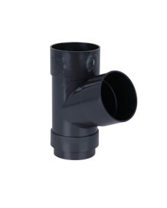 BRETT MARTIN BR218B ROUND DOWNPIPE 112.5 DEGREE BRANCH BLACK