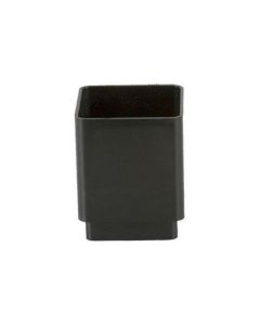 BRETT MARTIN BR506B SQ DOWNPIPE CONNECTOR BLACK