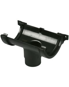 BRETT MARTIN BR045B ROUND GUTTER RUNNING OUTLET BLACK