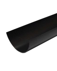 BRETT MARTIN BR042B HALF ROUND GUTTER 4M BLACK