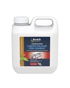 (C) BOSTIK CEMENTONE LIQUID CEMENT COLOUR RED 1LTR