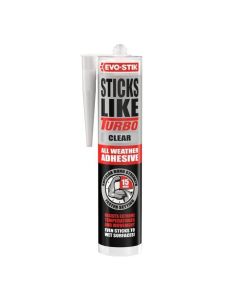 EVOSTIK 30623834 STICKS LIKE TURBO ADHESIVE CLEAR 290ML